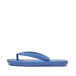 Black FitFlop IQUSHION Ergonomic Kids' Flip Flops | KYUDZJ056