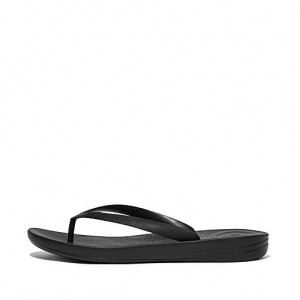 Grey FitFlop IQUSHION Ergonomic Men's Flip Flops | JPHNQD726