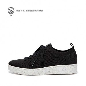 Grey FitFlop RALLY e01 Multi-Knit Women's Sneakers | QDPVTG912