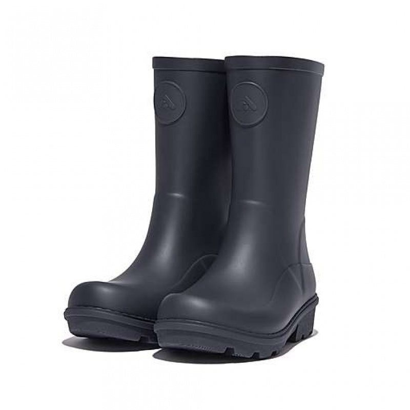 Grey FitFlop WONDERWELLY Ergonomic Kids' Wellington Boots | IGUCPT084