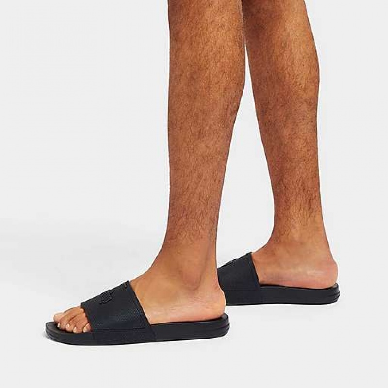 Lemon FitFlop IQUSHION Pool Men's Slides | JCTLVF278