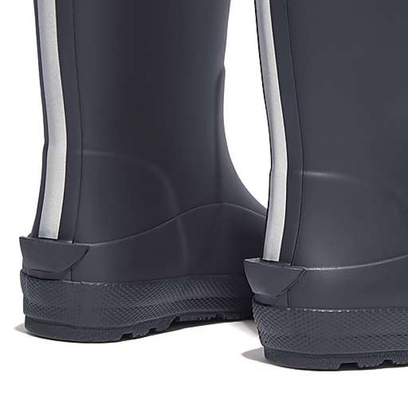 Navy FitFlop WONDERWELLY Ergonomic Kids' Rain Boots | SLMAGE876