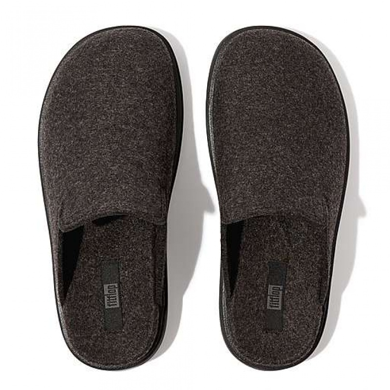 Red FitFlop GEN-FF e01 Felt Women's Slippers | UNWVKG968