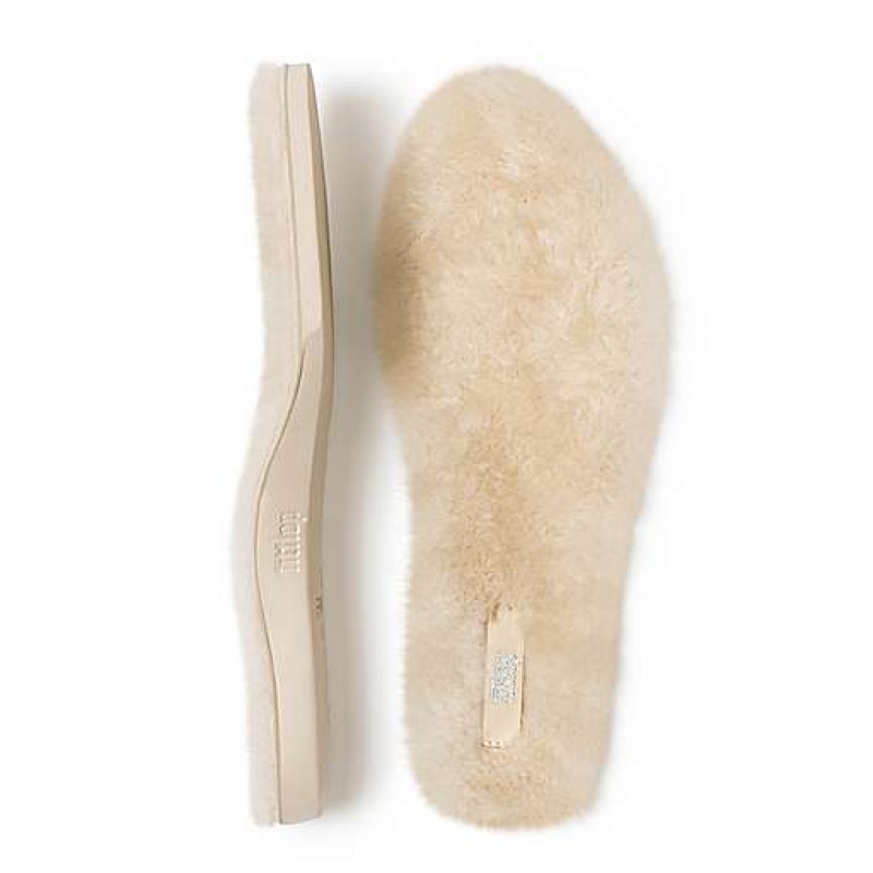 White FitFlop WONDERWELLY Luxe Shearling Insoles - 1 Pair Women's Boots | CWEJLT581