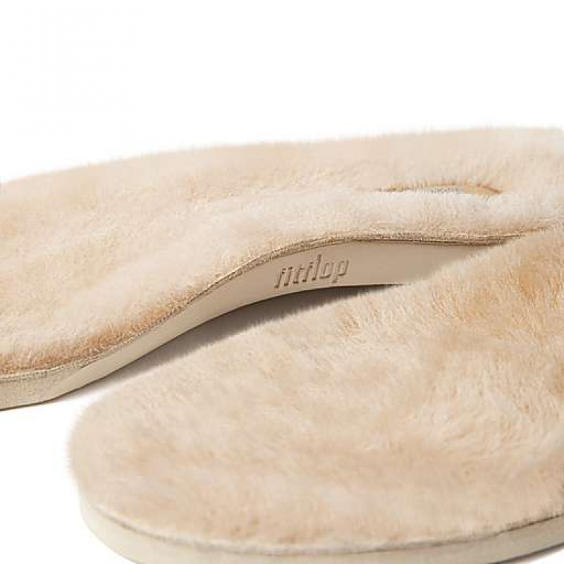 White FitFlop WONDERWELLY Luxe Shearling Insoles - 1 Pair Women's Boots | CWEJLT581